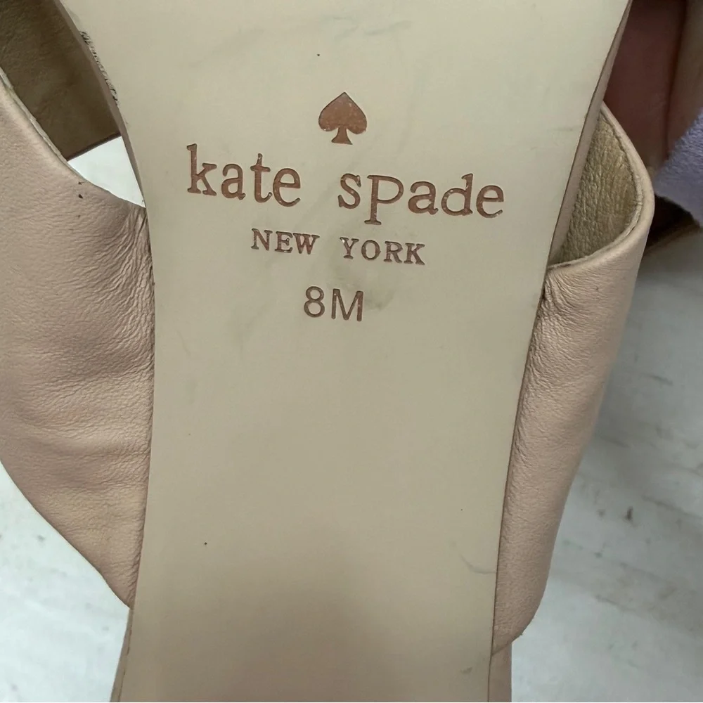 Kate Spade Silene Block Heel Sandals Size 8
